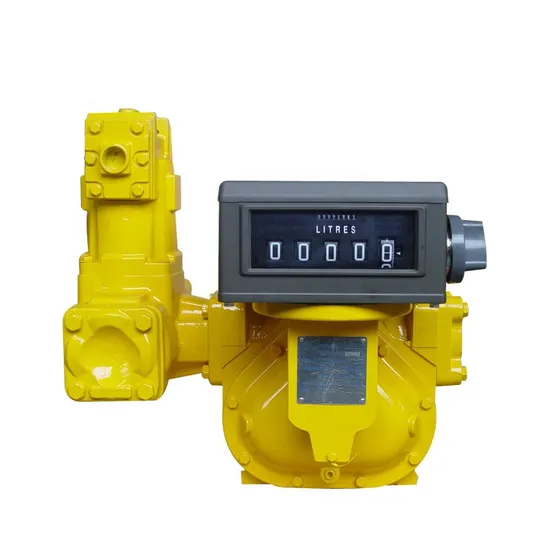 mechanical Pipe Flow Meter Positive Displacement Flowmeter 
