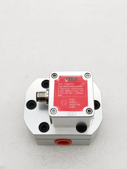 Accuracy Gear Positive Fuel Oil Replacement Aluminum Output Unit Gear Flow Senor 